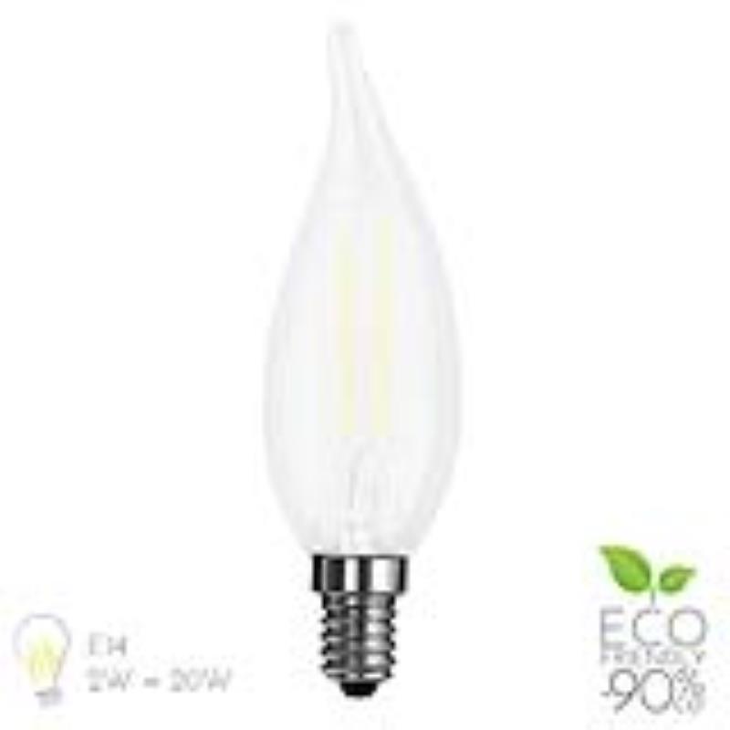 HIFUNFUN Lampadina LED Hi-Fun a goccia E14 2700 K 180LM 2 W